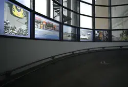 L'inauguration de l'exposition en gare du Mans
