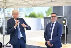 inauguration de la nouvelle station d'épuration