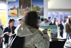 Le stand du Département de la Sarthe aux 24 heures du Mans