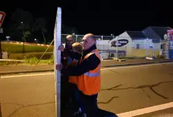 Montage du circuit des 24 Heures du Mans par les agents du Département !