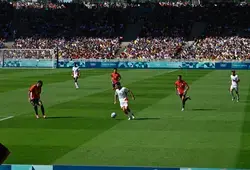 80 collégiens sarthois ont assisté au match de football opposant le Maroc et l'Egypte !