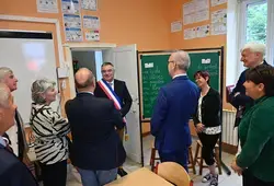 Inauguration de la cantine et de la classe de l'école de Saint-Vincent-des-Prés