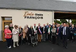 Inauguration de la cantine et de la classe de l'école de Saint-Vincent-des-Prés