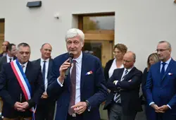 Inauguration de la cantine et de la classe de l'école de Saint-Vincent-des-Prés