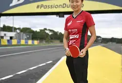 Photo officielle de l'équipe féminine du club sarthois Le Mans Sarthe Tennis de Table