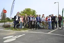 À La Flèche, un nouvel aménagement pour les cyclistes