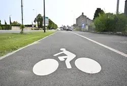 À La Flèche, un nouvel aménagement pour les cyclistes