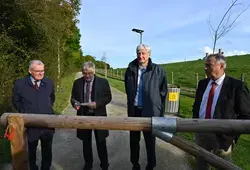 Inauguration de la voie douce du Pressoir à Saint-Calais