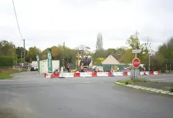 Giratoire RD 301 / RD 83 – Bonnétable : une pause dans le chantier