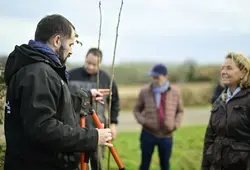Démostration au plan d’eau de Beaumanoir, à La Bazoge