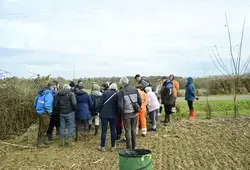 Démostration au plan d’eau de Beaumanoir, à La Bazoge