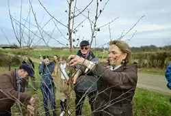 Démostration au plan d’eau de Beaumanoir, à La Bazoge