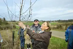 Démostration au plan d’eau de Beaumanoir, à La Bazoge
