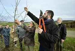 Démostration au plan d’eau de Beaumanoir, à La Bazoge