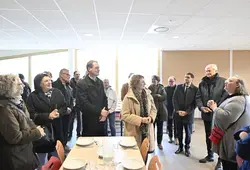 Inauguration du nouveau restaurant scolaire au Collège Léo Delibes
