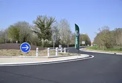 Sécurité routière : un nouveau giratoire à Bonnétable