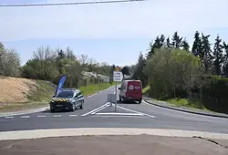 Sécurité routière : un nouveau giratoire à Bonnétable