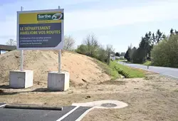 Sécurité routière : un nouveau giratoire à Bonnétable