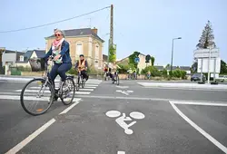 Parcours à vélo