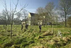 Jardins, ruches et verger conservatoire à l'Épau