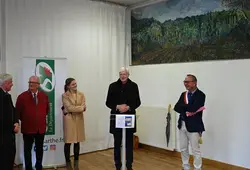 Inauguration de la mairie et de l'école de Chahaignes