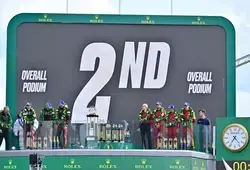 Instantanés du podium