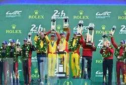 Instantanés du podium