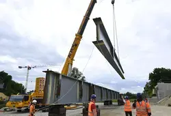 Visite du chantier du Viaduc de l'Huisne Sarthoise 