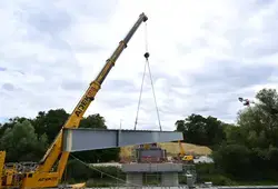 Visite du chantier du Viaduc de l'Huisne Sarthoise 