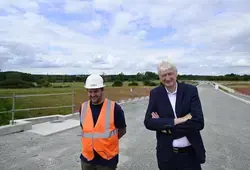 Visite du chantier du Viaduc de l'Huisne Sarthoise 