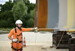 Visite du chantier du Viaduc de l'Huisne Sarthoise 