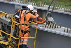 Visite du chantier du Viaduc de l'Huisne Sarthoise 