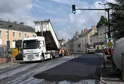 Les travaux du pont de Beaumont-sur-Sarthe se poursuivent