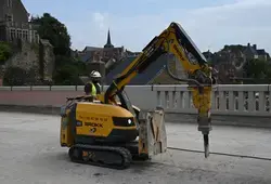 Les travaux du pont de Beaumont-sur-Sarthe se poursuivent