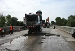 Les travaux du pont de Beaumont-sur-Sarthe se poursuivent