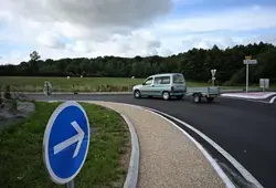 Le nouveau carrefour giratoire à Lamnay a été inauguré