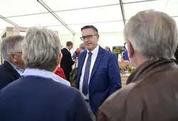 Inauguration de l'espace agricole de la Foire du Mans