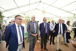 Inauguration de l'espace agricole de la Foire du Mans
