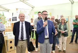 Inauguration de l'espace agricole de la Foire du Mans