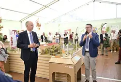 Inauguration de l'espace agricole de la Foire du Mans