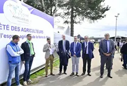 Inauguration de l'espace agricole de la Foire du Mans