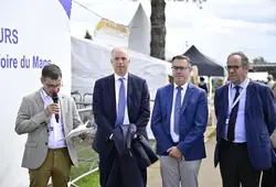 Inauguration de l'espace agricole de la Foire du Mans