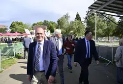 Inauguration de l'espace agricole de la Foire du Mans
