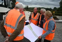 Construction d'un nouveau giratoire à Saint-Rémy-de-Sillé (RD 4/RD 304)