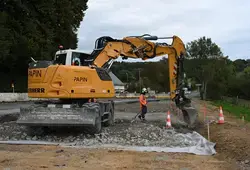 Construction d'un nouveau giratoire à Saint-Rémy-de-Sillé (RD 4/RD 304)