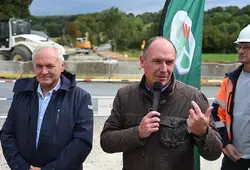 Construction d'un nouveau giratoire à Saint-Rémy-de-Sillé (RD 4/RD 304)