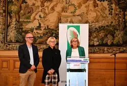 Le Département décore Sandrine Lagrée, sportive transplantée de l’équipe de France