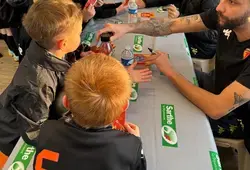 Des jeunes footballeurs de Champagné rencontrent des joueurs du Mans FC