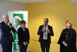 La restructuration du collège Guillaume Apollinaire à Bouloire se poursuit