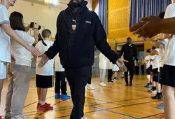 Des jeunes du Monfort sport basket ont rencontré des joueurs du MSB